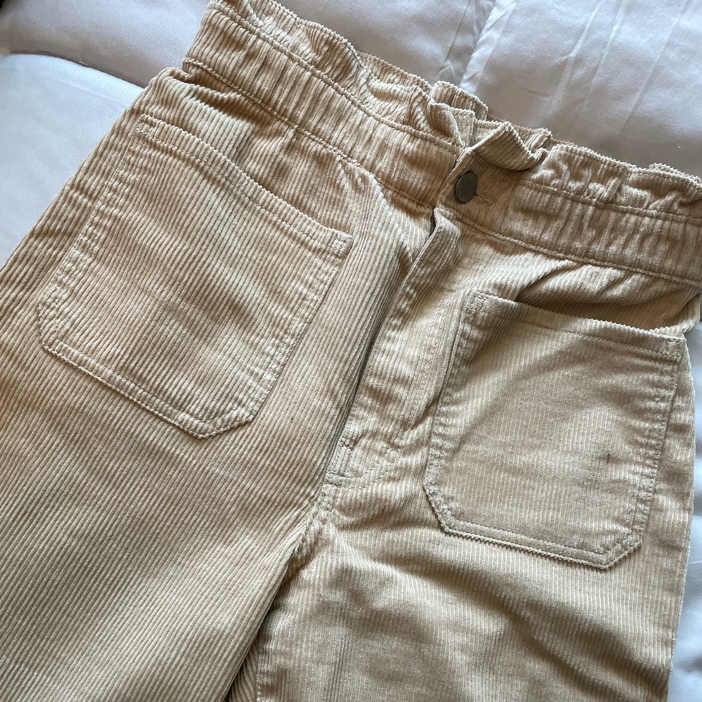 Banana Republic Corduroy Trousers in Cream